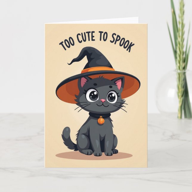 Too Cute To Spook Card (Front)