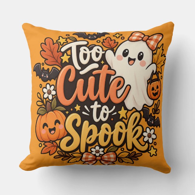 Too Cute To Spook Cushion (Front)