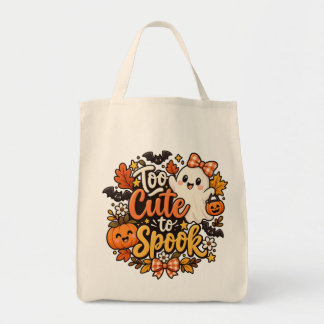Too Cute To Spook Cute Ghost Tote Bag