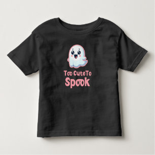 Too Cute To Spook, cute Halloween Kids Toddler T-Shirt