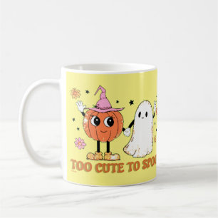 TOO CUTE TO SPOOK funny cute ghost halloween Coffee Mug