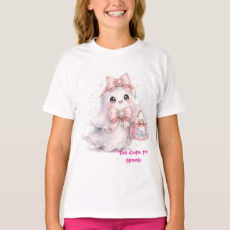 Too Cute to Spook Ghost Halloween T-shirt
