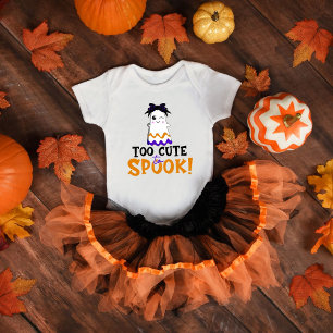 Too Cute To Spook! Halloween Baby Bodysuit