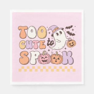 Too Cute to Spook Halloween Napkin