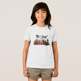 Too Cute To Spook-Halloween Tri-Blend Shirt