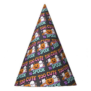 Too Cute to Spook – Kawaii Pastel Halloween Party Hat