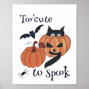 Too cute to spook poster