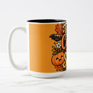 Too Cute To Spook Two-Tone Coffee Mug