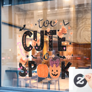 Too Cute To Spook Typography