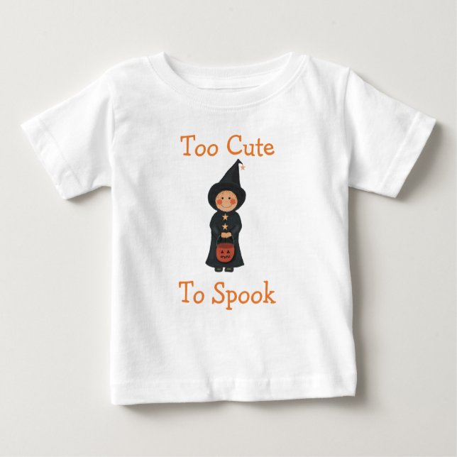 Too Cute To Spook Witch Shirt (Front)