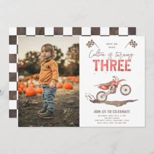 Too Fast Birthday Invitation 3rd Birthday