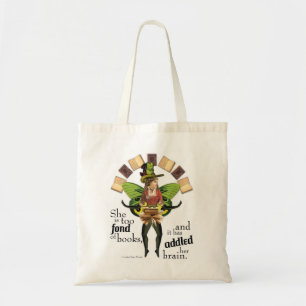 Too Fond of Books Tote Bag