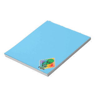 Too Gay For Earth Funny Alien UFO  Notepad