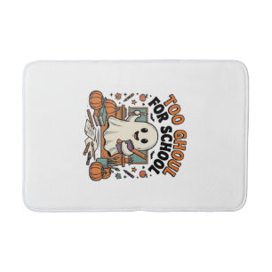 Too Ghoul For School Vintage Ghost Teacher Hallowe Bath Mat