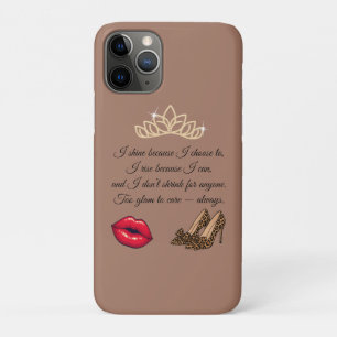 Too Glam To Care – Chic Quote Case-Mate iPhone Case