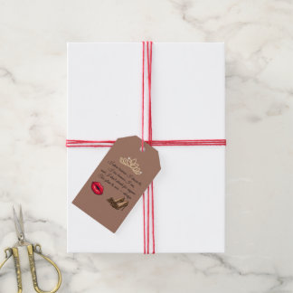Too Glam To Care – Chic Quote Gift Tags