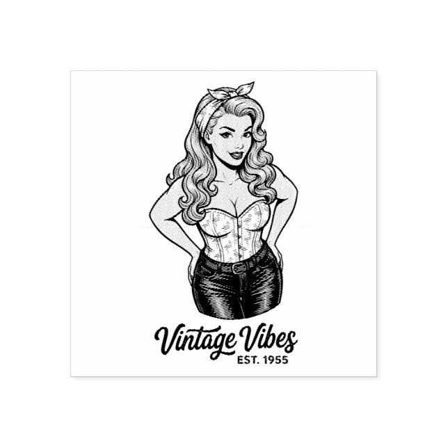 Too Glam to Give a Flock 🦩 Rubber Stamp (Imprint)