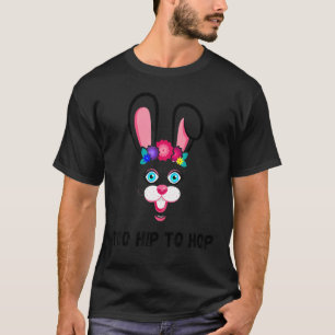 Too Hip To Hop Easter Dance Dab Holiday  Kid Boys  T-Shirt