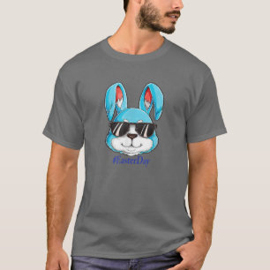 Too Hip To Hop Easter Day Bunny Boys Girls Kids Me T-Shirt