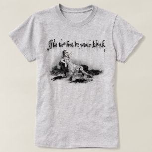Too Hot to Wear Black T-Shirt