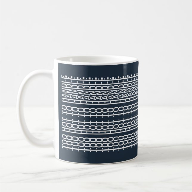 Too Hot Too Handle Hidden Message 136WP Quote Coffee Mug (Left)