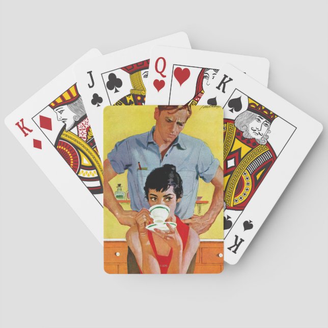 Too Late To Make Up Playing Cards (Back)