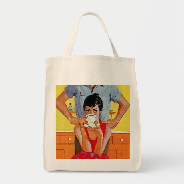 Too Late To Make Up Tote Bag (Front)