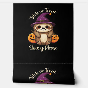 Too Lazy to be Scary Cute Halloween Sloth Classic Wallpaper