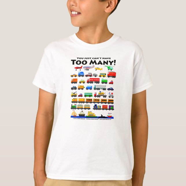 Too Many! (Black lettering) T-Shirt (Front)