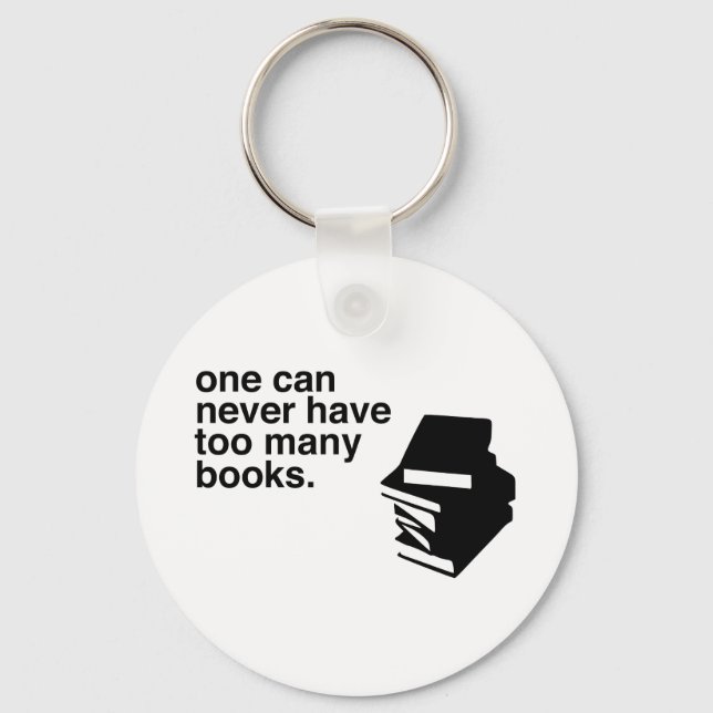 too many books key ring (Front)