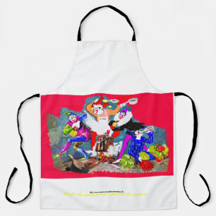 "Too many cooks spoil the broth-trop de cuisiniers Apron