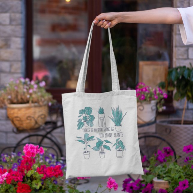 Too Many Plants Tote Bag   (Creator Uploaded)