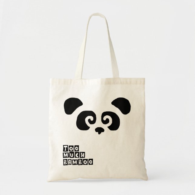 Too much bamboo! Panda bag (Front)