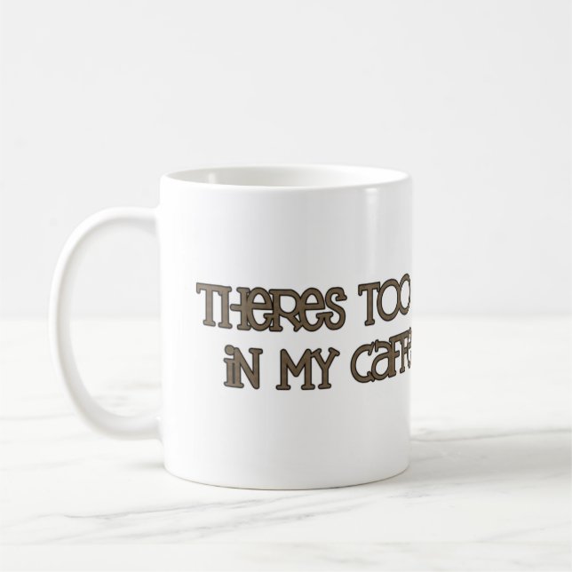 too much blood coffee mug (Left)