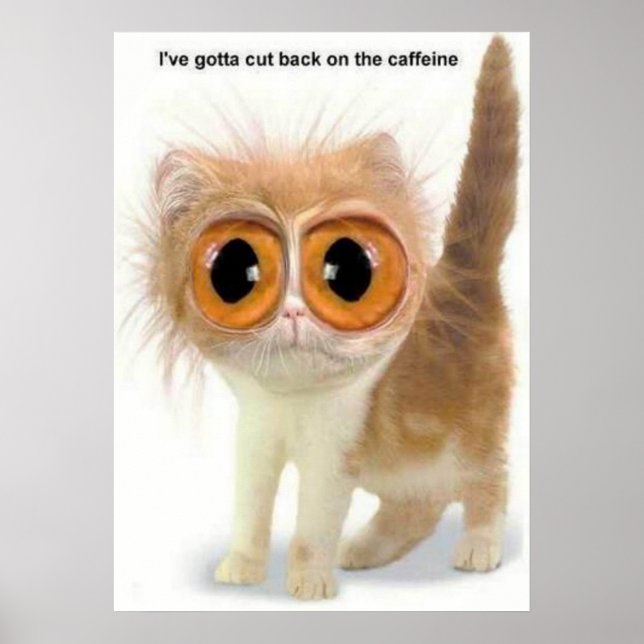 too much caffeine poster (Front)