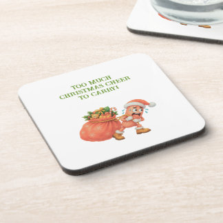 Too much Christmas Cheer to Carry! Salami Coaster