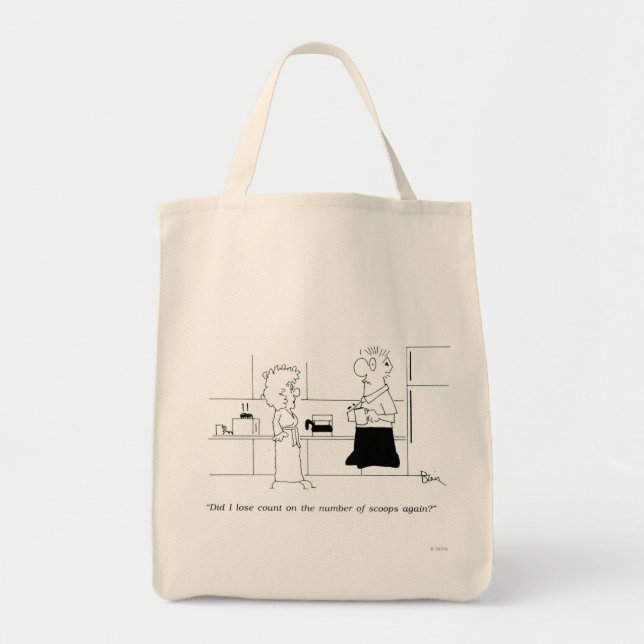 Too Much Coffee Tote Bag (Front)