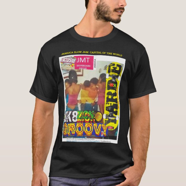 TOO MUCH HEAVEN. Basic Dark T-Shirt (Front)