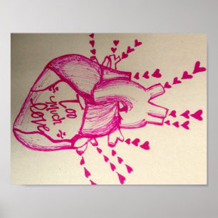 Too Much Love Poster