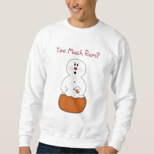 Too Much Rum Snowman Shirt