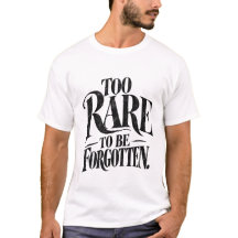 Too Rare To Be Forgotten Vintage Typography
