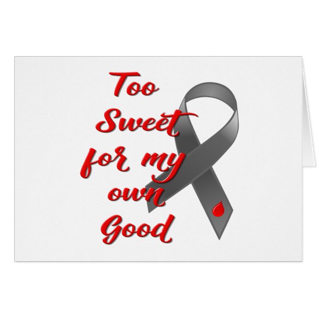 Too Sweet - Diabetes Ribbon Gift (Front Horizontal)