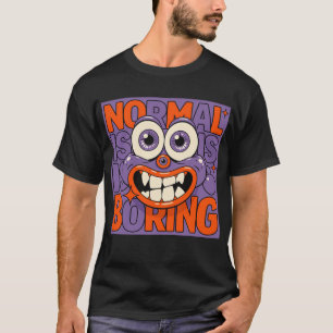 Too Weird To Fit In – Weird Surreal Cartoon T-Shirt