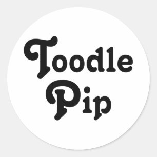 Toodle Pip Classic Round Sticker