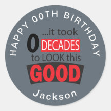 Took 0 Decades to Look this Good - 00th - Grey