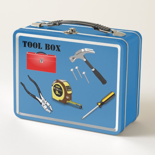 Tool Box for Kids or Men for Man Cave (Front)