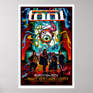 Tool Gig Poster Matte  Art Print. San Diego014