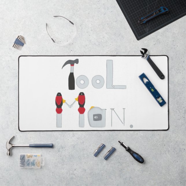 Tool Man, Tools in Colour Desk Mat (Workstation)