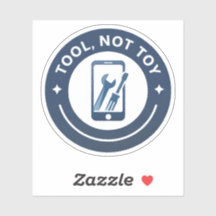 Tool Not Toy Sticker 3x3
