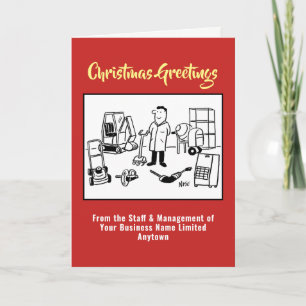 Tool Sales or Tool Hire Christmas Card